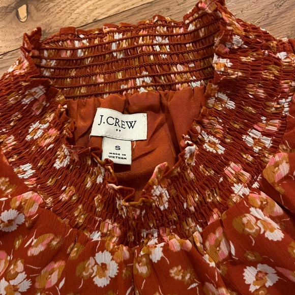 NWOT J. Crew long sleeved blouse - Picture 6 of 8